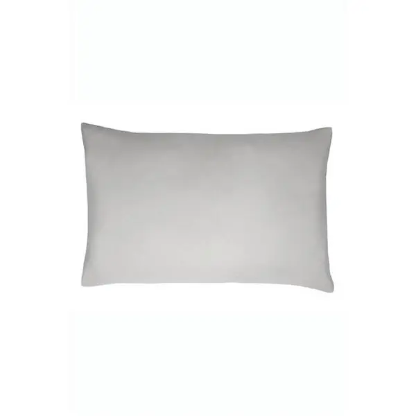 Homelife Pair of 300TC Cotton Sateen Housewife Pillowcases - Silver One Size