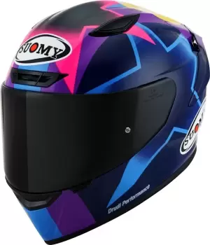 Suomy Track-1 Bastianini Replica 2023 Helmet, black-purple, Size XL, black-purple, Size XL