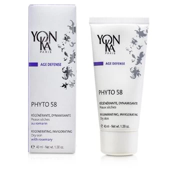 YonkaAge Defense Phyto 58 Creme With Rosemary - Revitalizing, Invigorating (Dry Skin) 40ml/1.38oz
