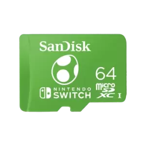 SanDisk Nintendo -Licensed Memory Cards For Nintendo Switch 64GB - SDSQXAO-064G-GN6ZN