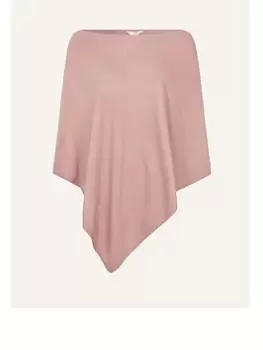 Accessorize Perfect Knit Poncho, Pink, Women
