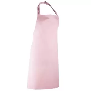 Premier 'colours' Bib Apron / Workwear (pack Of 2) (one Size, Pink)