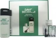 David Beckham Inspired By Respect Gift Set 40ml Eau de Toilette + 150ml Deodorant