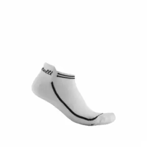 Castelli Invisible Womens Socks - White