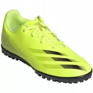 Adidas Mens X Ghosted.4 Astro Turf Football Boot - Yellow