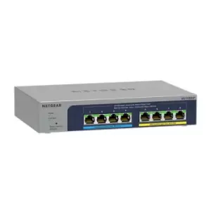 Netgear 8-port Ultra60 PoE++ Multi-Gigabit (2.5G) Ethernet Plus Switch Unmanaged L2/L3 2.5G Ethernet (100/1000/2500) Power over Ethernet (PoE) Grey