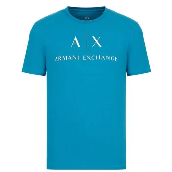 Armani Exchange Logo T-Shirt - Blue