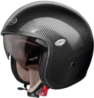 Premier Vintage Carbon Jet Helmet, black, Size L, black, Size L