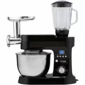 Cooks Professional G1183 Multi-function 1200W Stand Mixers - Black