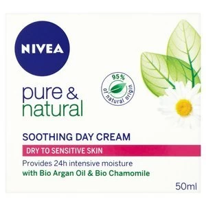 Nivea Pure and Natural Moisturising Cream Dry/Sensitive