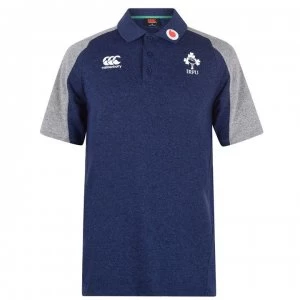 Canterbury Ireland Pique Polo Shirt Mens - Blue