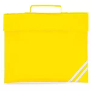 Quadra Classic Book Bag - 5 Litres (Pack of 2) (One Size) (Yellow)