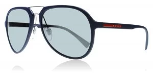Prada Sport PS05RS Sunglasses Matte Blue TFY7W1 58mm