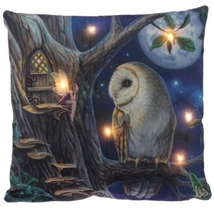 Lisa Parker Fairy Tales Owl and Fairy LED Cushion