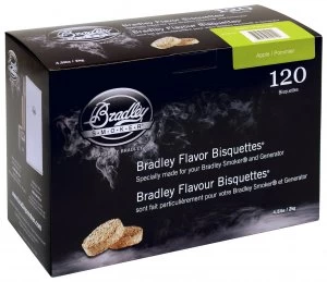 Bradley Smoker Apple Bisquettes 120 Pack