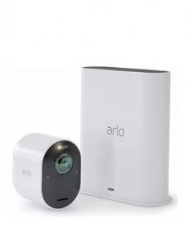 Arlo Ultra 4K Wireless Security 1 Camera System, Indoor/Outdoor Security With Colour Night Vision (Vms5140) - Security 4 Camera