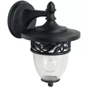 Elstead Burford - 1 Light Outdoor Wall Lantern Light Black IP44, E27