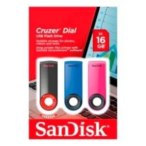 SanDisk Cruzer Dial 16GB 3 Pack