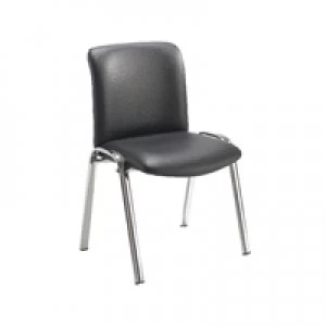 Avior Executive Leather Look Side Black Chair KF72262