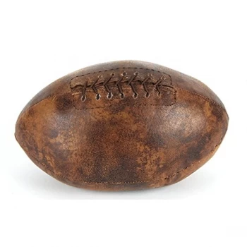 HESTIA? Faux Leather Door Stop - Rugby Ball
