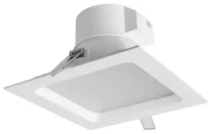 Megaman 12.5W Siena Square Integrated LED Downlight Warm White - 191962