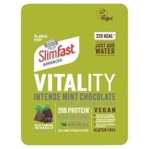 SlimFast Vitality Choc Mint Vegan Powder 486g