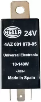 Flasher unit with holder 4AZ001879-051 24v by Hella