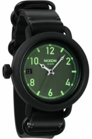 Mens Nixon The October Leather Watch A279-001