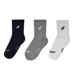 Babolat 3 Pack Tennis Socks Junior - Grey