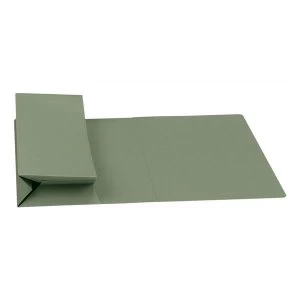 Guildhall Foolscap 315gm2 75mm Spine Manilla Probate Wallet Green Pack of 25