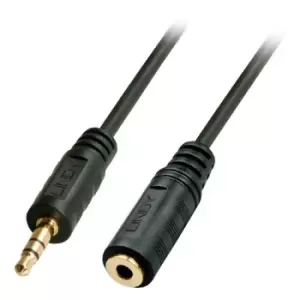 Lindy 35654 audio cable 5m 3.5mm Black