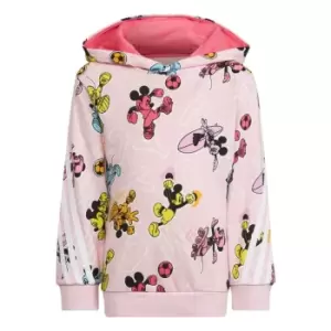 adidas x Disney Mickey Mouse Hoodie Kids - Clear Pink / White / Pulse Mag