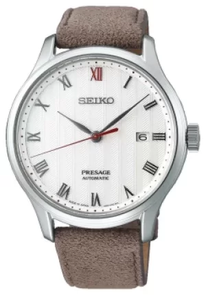 Seiko SRPG25J1 Presage Zen Garden Brown Leather Strap Watch