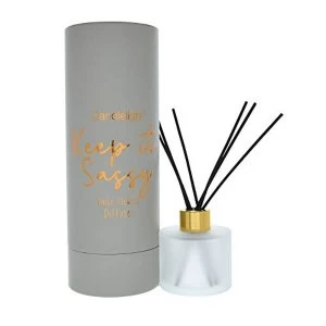 150ml Reed Diffuser In Round Tube Keep It Sassy' - White Flowers Scent