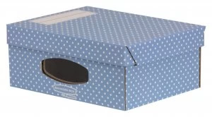 Fellowes Bankers Box Style 4 Pack A4 Window Box Blue.