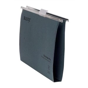 Leitz Ultimate Suspension File A4 Green Recycled with Tabs Inserts 30mm Pack of 50