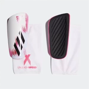 adidas adidas Football X Soft Ground League Shin Guard - White/Pink