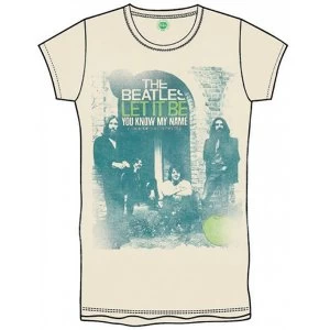 The Beatles - Iconic Logo Boys Large T-Shirt - White