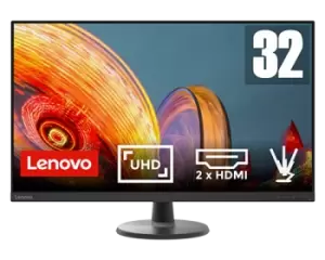 Lenovo D32u-40 32" 4K UHD-beeldscherm (VA, 60 Hz 4 ms, HDMI DP, kantelen)