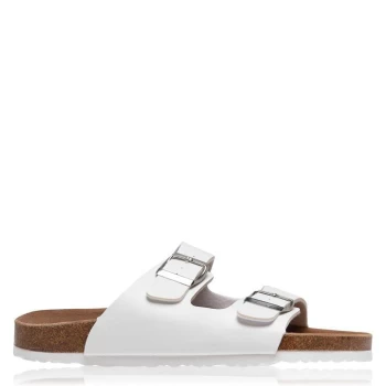 Linea Cork Sandals - White