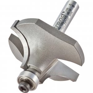 Trend Bearing Guided Ovolo and Round Router Cutter 38mm 19mm 1/4"