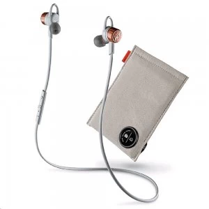 Plantronics Back Beat Go 3 Bluetooth Headset with Charge Case Copper Grey