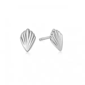 Palm Stud Sterling Silver Earrings WE04_SLV