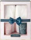 Style & Grace Signature Fluffy Slipper Gift Set 150ml Body Wash + 150ml Body Lotion + Slippers