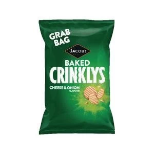 Jacobs Crinklys Cheese and Onion Grab Bag Pack of 30 27812