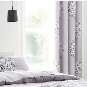 Catherine Lansfield Floral Bouquet Eyelet Curtains
