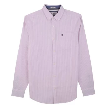 Original Penguin Stripe Oxford Shirt - Pink