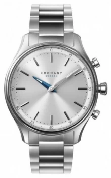 Kronaby 38mm SEKEL Bluetooth Stainless Steel Bracelet A1000- Watch
