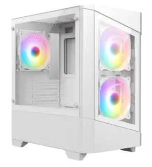CiT Level 1 Glass Mid Tower Gaming Case - White