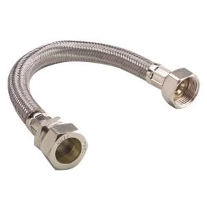 Flexible Pipe Connector Dia15mm Dia10mm L300mm